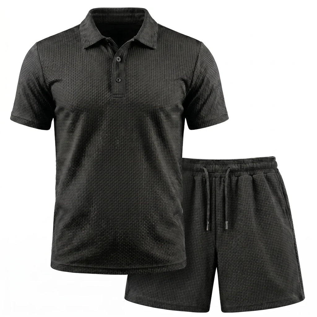 Capri Set – Men’s Ultra Comfortable Shorts and Polo Shirt